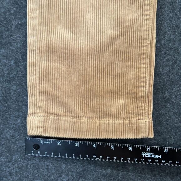 LOFT Pants Womens 4 Petite Tan High Rise The Straight Corduroy Regular Fit 27 - Picture 5 of 13